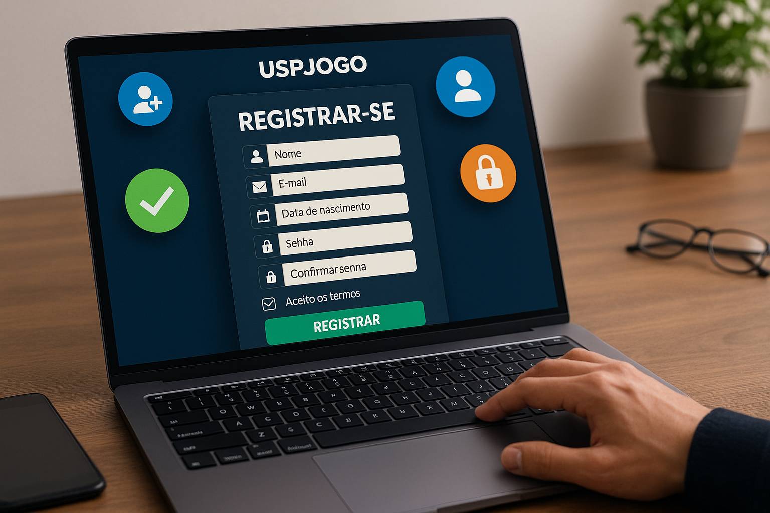 Não Perca tempo, o rRgistro na site USPJOGO